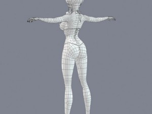pretty girl 4 3D Model
