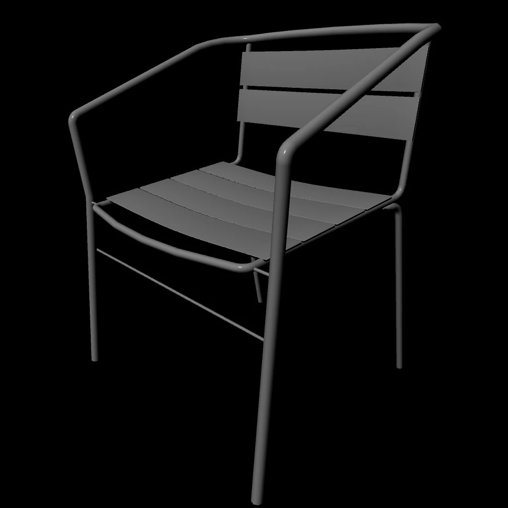 chair 3D Model .c4d .max .obj .3ds .fbx .stl .blend 