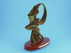 statuette of a dancing girl Model 3D