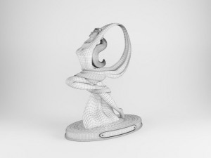 statuette of a dancing girl Model 3D