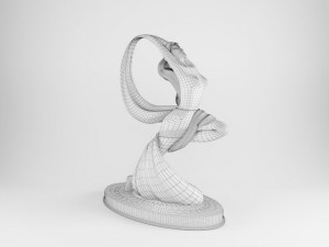 statuette of a dancing girl Model 3D