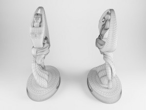 statuette of a dancing girl Model 3D