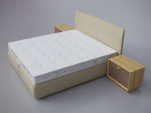 letto con tavolino Modello 3D