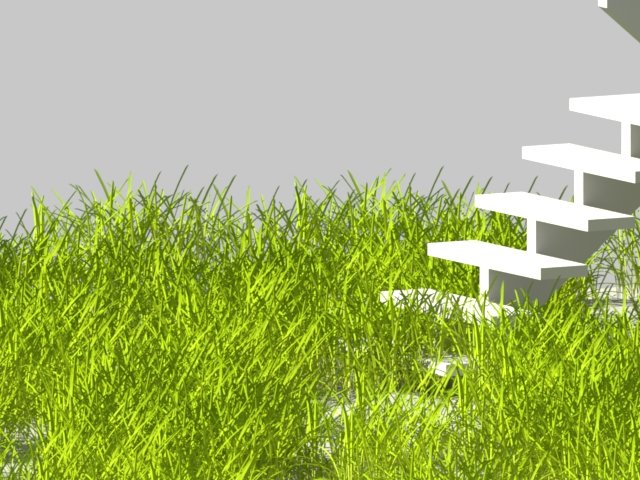 architectural grass 3D Model .c4d .max .obj .3ds .fbx .stl .blend 