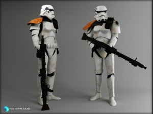 storm trooper rigged 3D-Modell