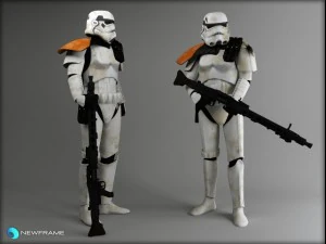 storm trooper truqu&eacute; Modèle 3D