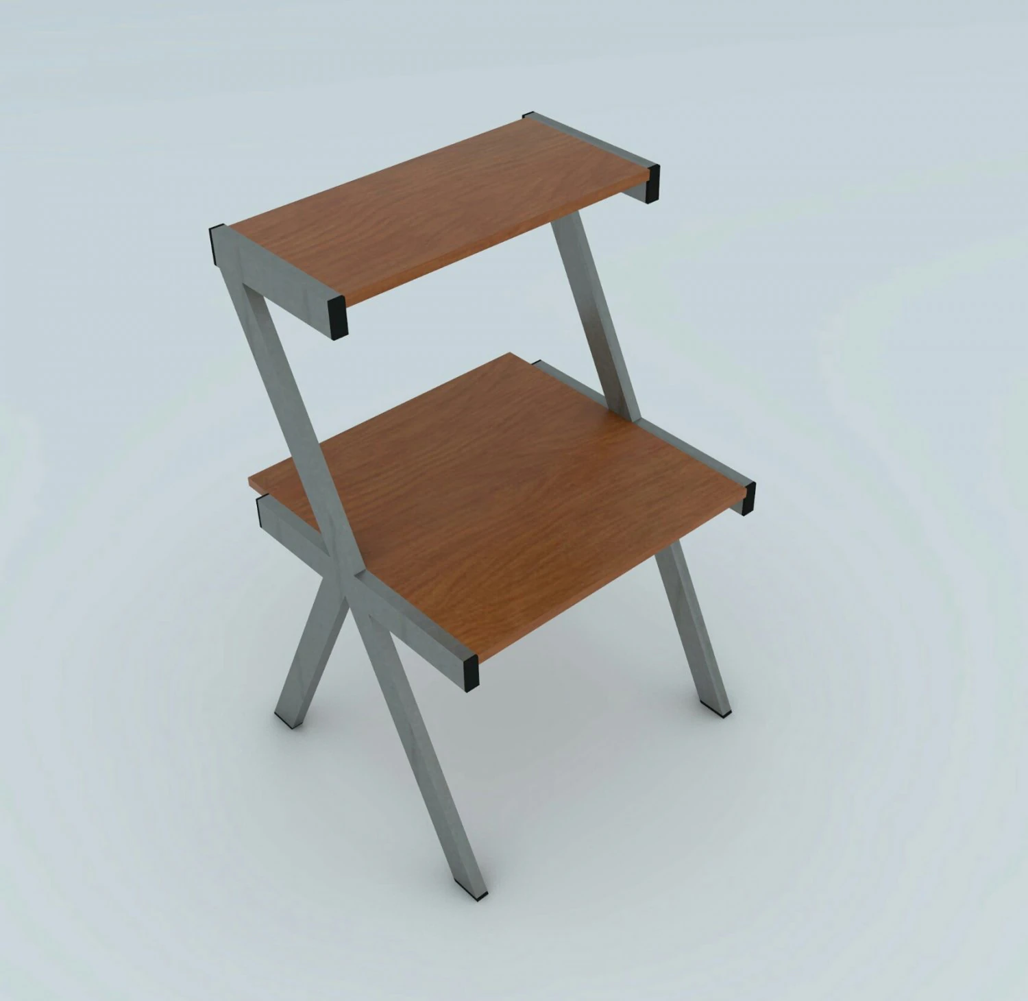 compact desk 3D Model .c4d .max .obj .3ds .fbx .stl .blend