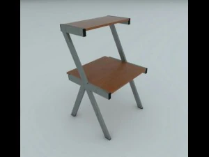 compact desk 3D Model