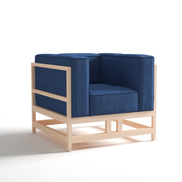 chair bruhl 3D Модель .c4d .max .obj .3ds .fbx .stl .blend 