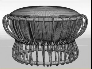 pouf taiko 3D-Modell