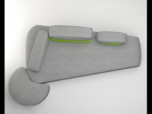 sofa bruhl Modelo 3D