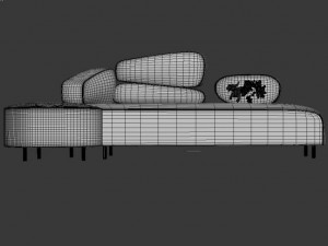 sofa bruhl Modelo 3D
