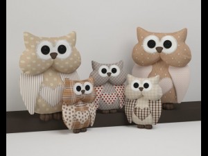 toys owls 3D Model