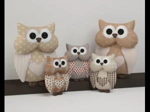 장난감 올빼미 3D 모델