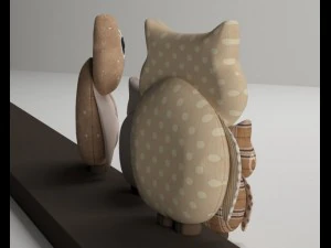 toys owls 3D Model