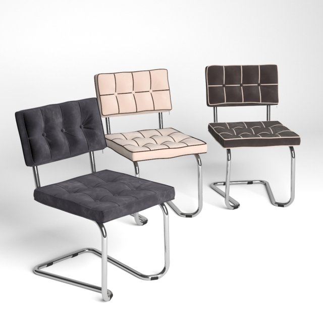 chair expo square 3D Model .c4d .max .obj .3ds .fbx .stl .blend 