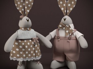 tilda hares 3D Model