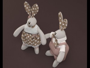 tilda hares 3Dモデル