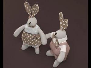 tilda hares 3D Model