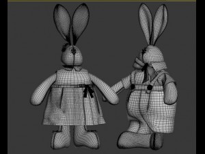tilda hares 3Dモデル