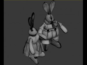 tilda hares 3Dモデル