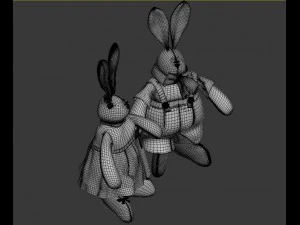tilda hares 3D Model