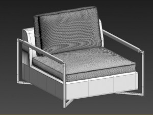 armchair saba 3D Model