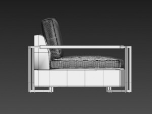 armchair saba 3D Model