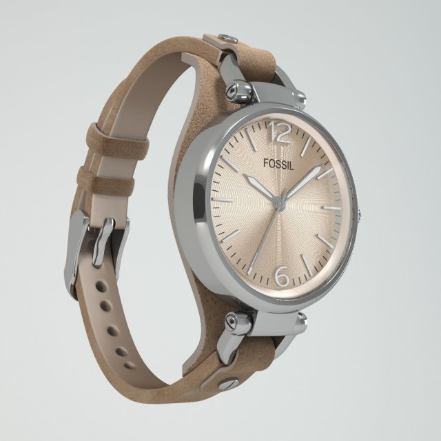 fossil georgia watch 3D Modell
