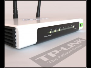 tp-link tl wr 940n 3D 模型