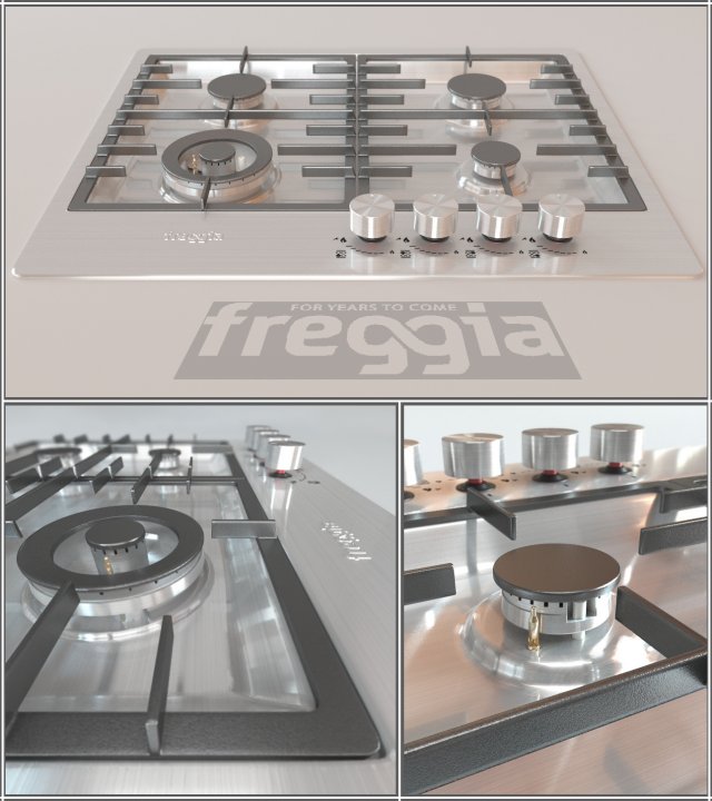 hob hf640 vgtx 3D Модель .c4d .max .obj .3ds .fbx .stl .blend