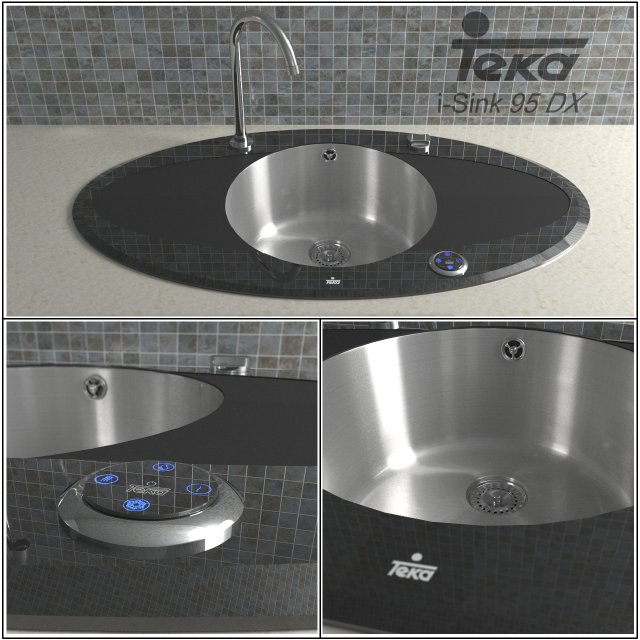 teka i-sink 3D Model .c4d .max .obj .3ds .fbx .stl .blend 