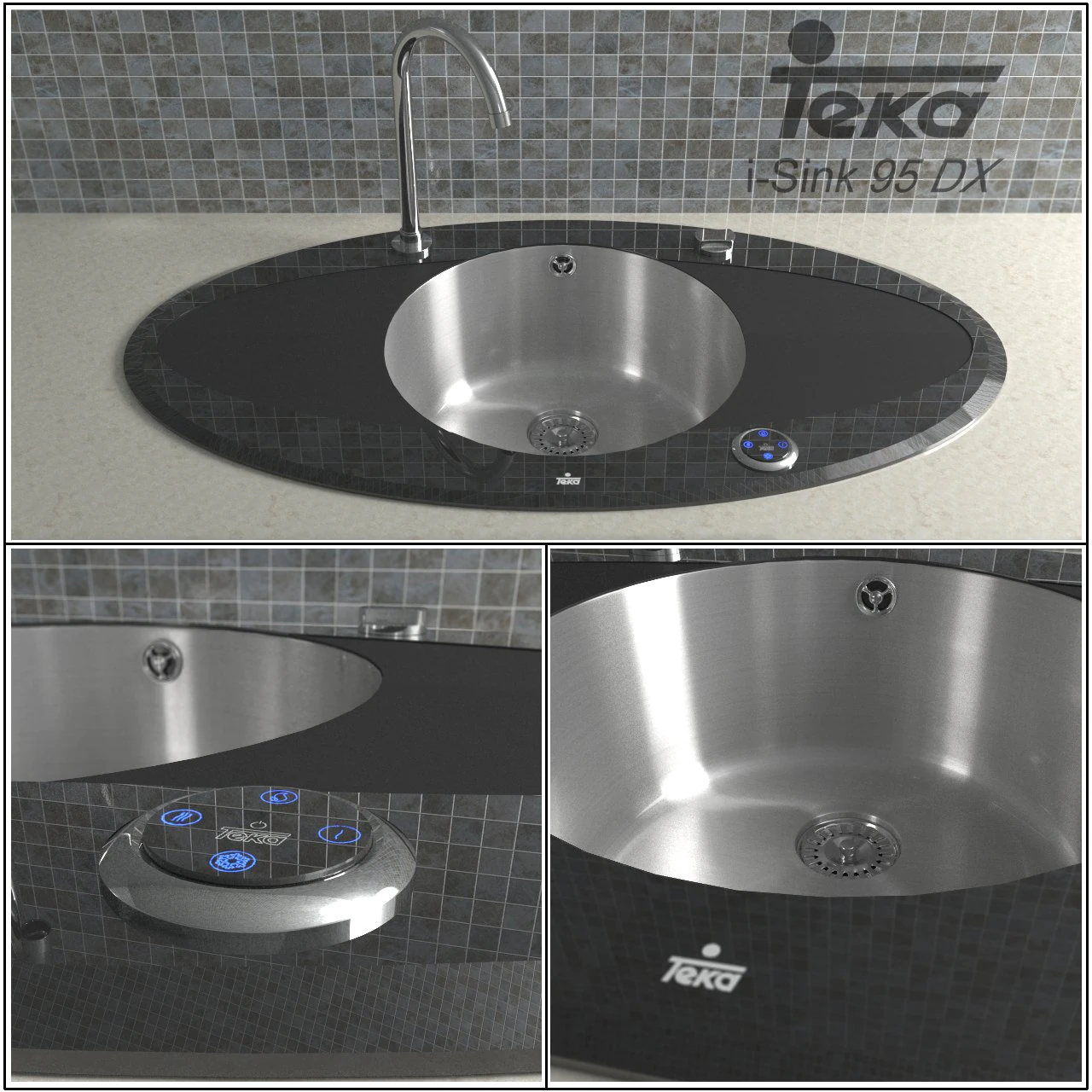 teka i-sink 3D Model .c4d .max .obj .3ds .fbx .stl .blend 