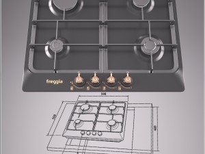 freggia hr 640 vgan 3D Model