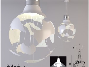 hanging lamp scheisse 3D Model
