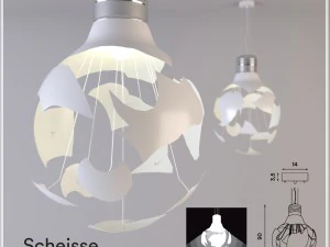 lampada a sospensione Scheisse Modello 3D
