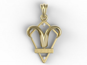 jpendant6 aries 3D 프린트 모델