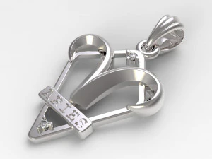 jpendant6 &aacute;ries Modelo de Impressão 3D