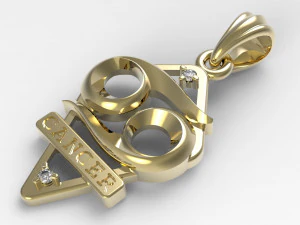 jpendant7 Krebs 3D Druckmodell