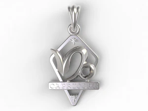 jpendant8 capricorn 3D Print Model