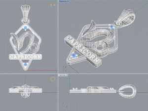 jpendant8 capricorn Modèles 3D en vedette