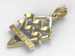 jpendant9 acquario Modello di stampa 3D