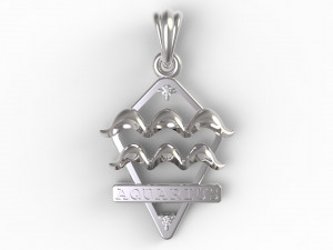 jpendant9 aquarius 3D 프린트 모델