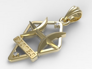 jpendant10 pisces 3D-Druckmodell