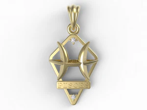 jpendant10 pisces 3D Print Model