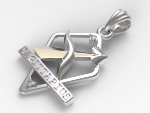 jpendant11 sagittarius Model do druku 3D