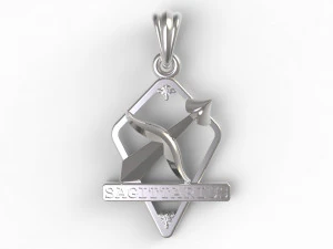 jpendant11 sagittarius 3D Print Model