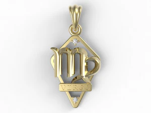 jpendant12 virgo 3D Print Model