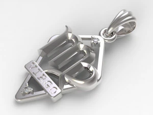 jpendant12 virgo 3D Print Model