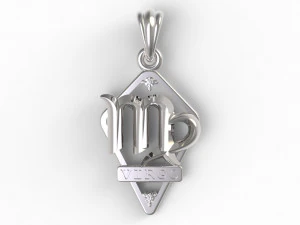 jpendant12 virgo 3D Print Model